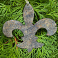 Fleur de Lis Metal Ornament