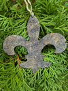 Fleur de Lis Metal Ornament