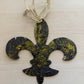 Fleur de Lis Metal Ornament