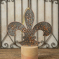 Fleur de Lis Metal Ornament